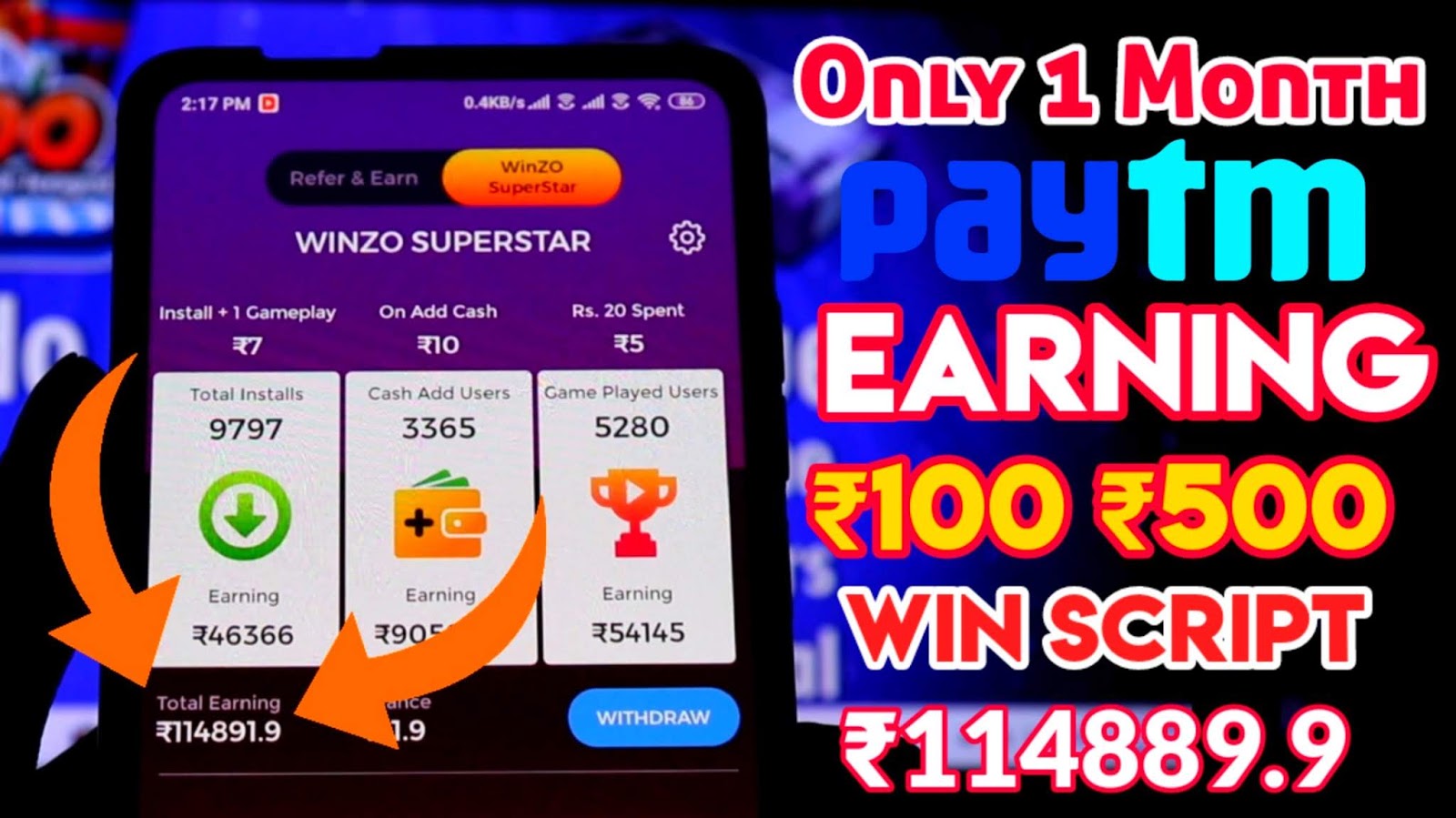 Win Paytm Cash App Download