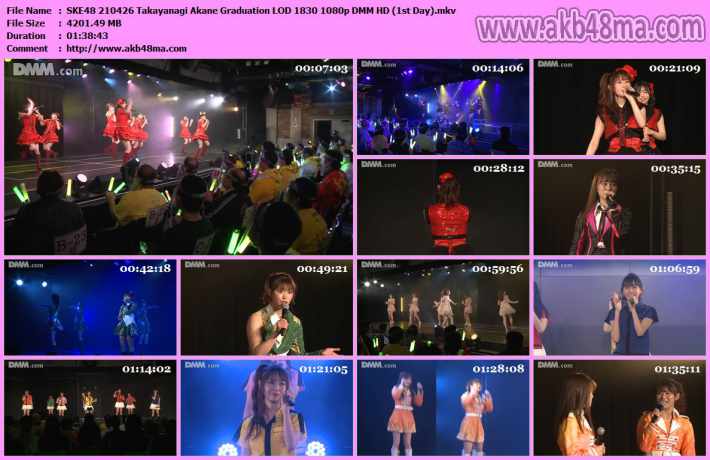 210426 SKE48 高柳明音卒業公演 210426 SKE48 高柳明音卒業公演