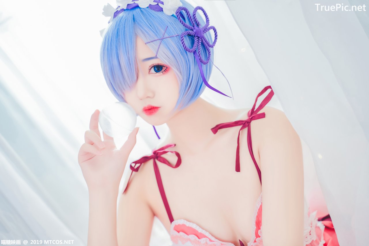 Image [MTCos] 喵糖映画 Vol.018 – Chinese Cute Model – Beautiful Rem Cosplay - TruePic.net - Picture-12