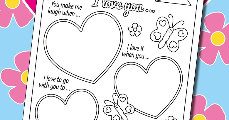 I Love You Because Printable Messy Little Monster