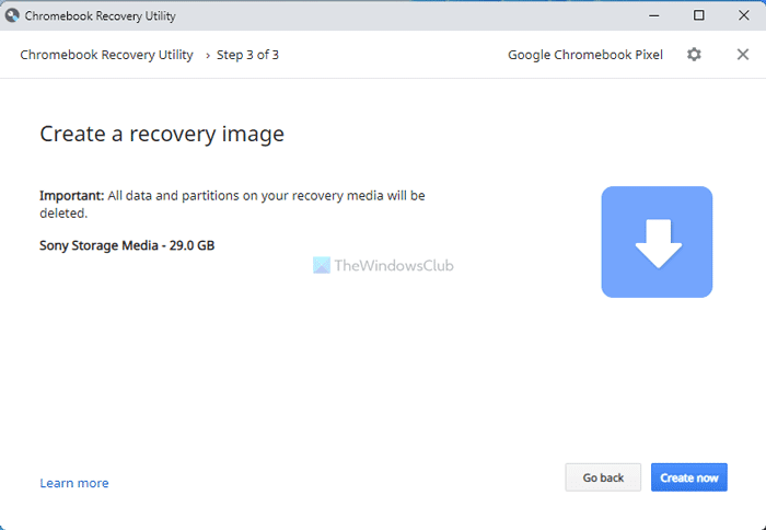 Cómo usar la utilidad de recuperación de Chromebook para crear medios de recuperación