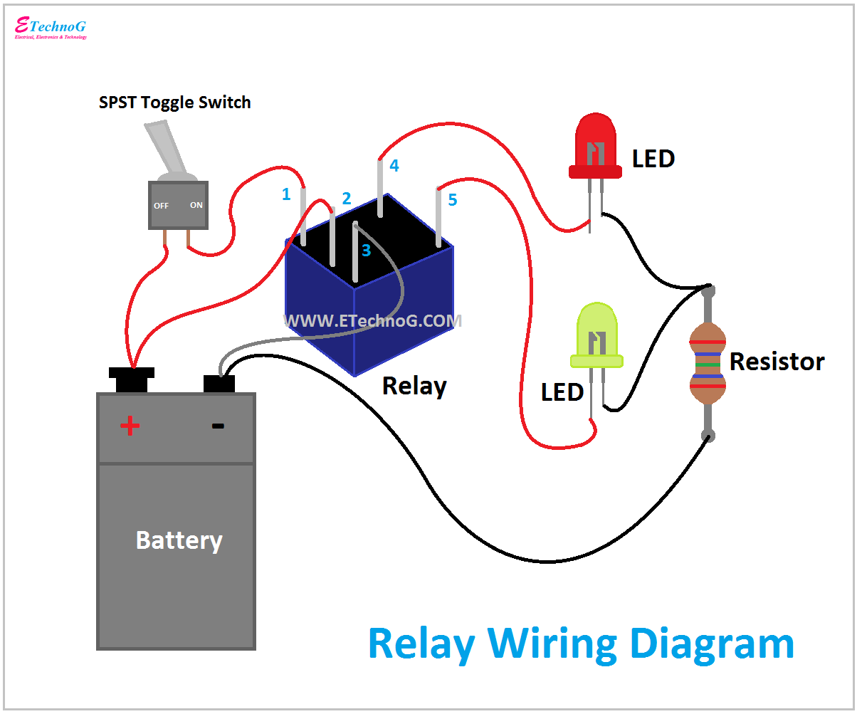Electrical Relay Circuit Diagram