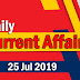 Kerala PSC Daily Malayalam Current Affairs 25 Jul 2019