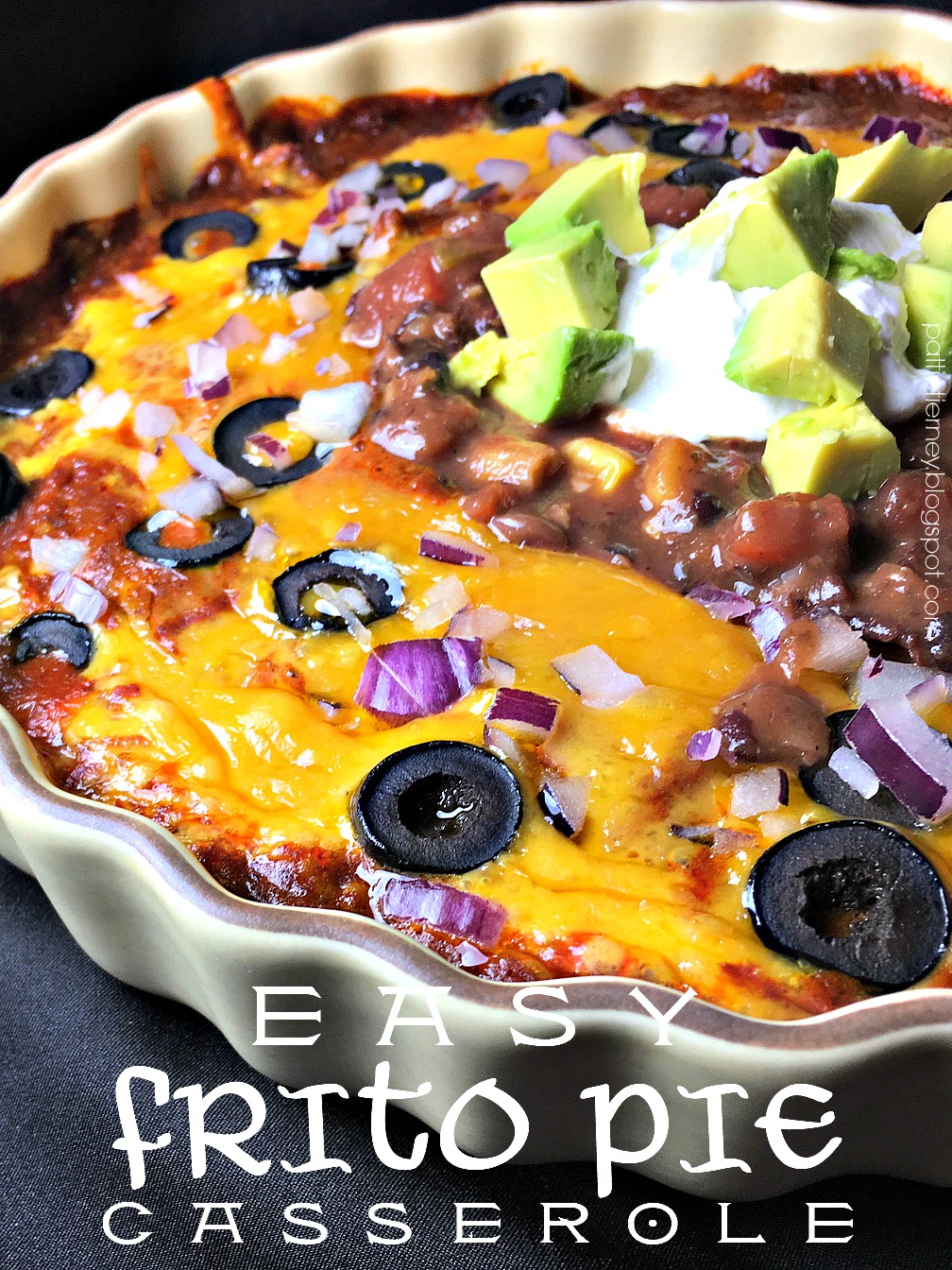 OllaPodrida Easy Frito Pie Casserole