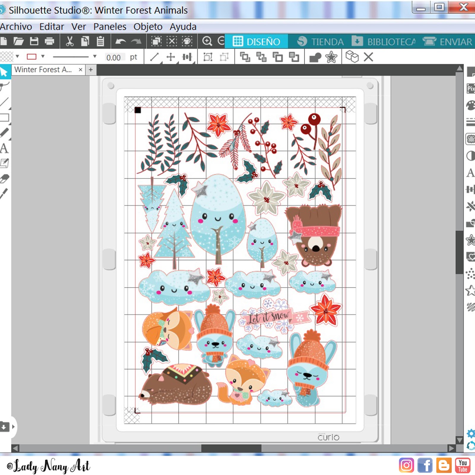 Download Free Lady Nany Art SVG Cut Files