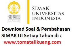 Download Soal Tes Simak Ui 2018