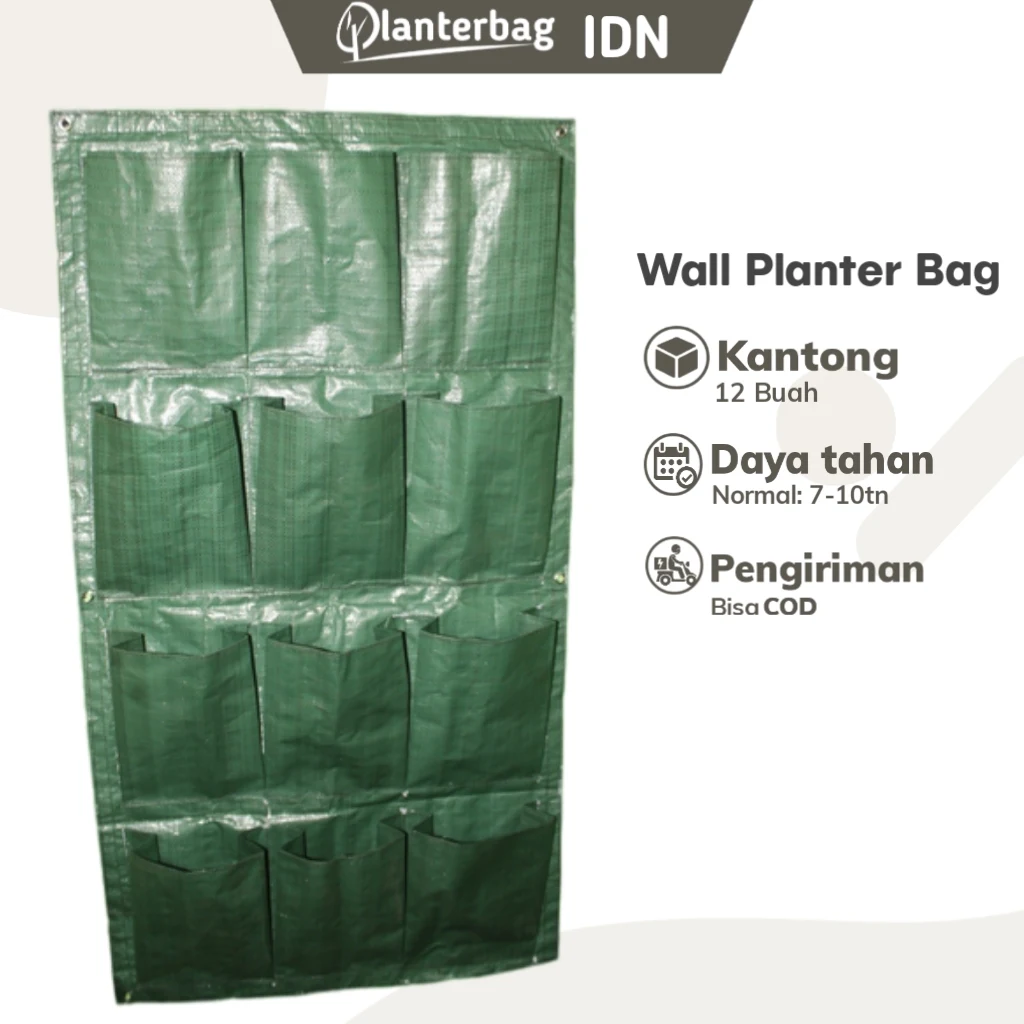 Wall Planter bag 12 kantong