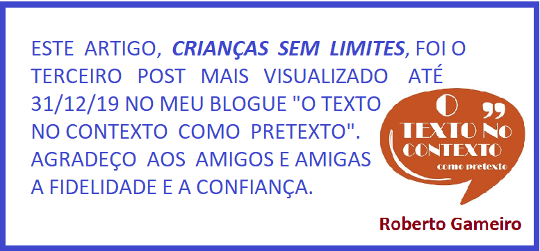 Desculpa falar, mas as crianças de hoje em dia tão sem limites