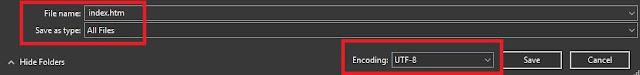 Menyimpan Hasil Kodingan HTML Menyimpan Hasil Kodingan HTML