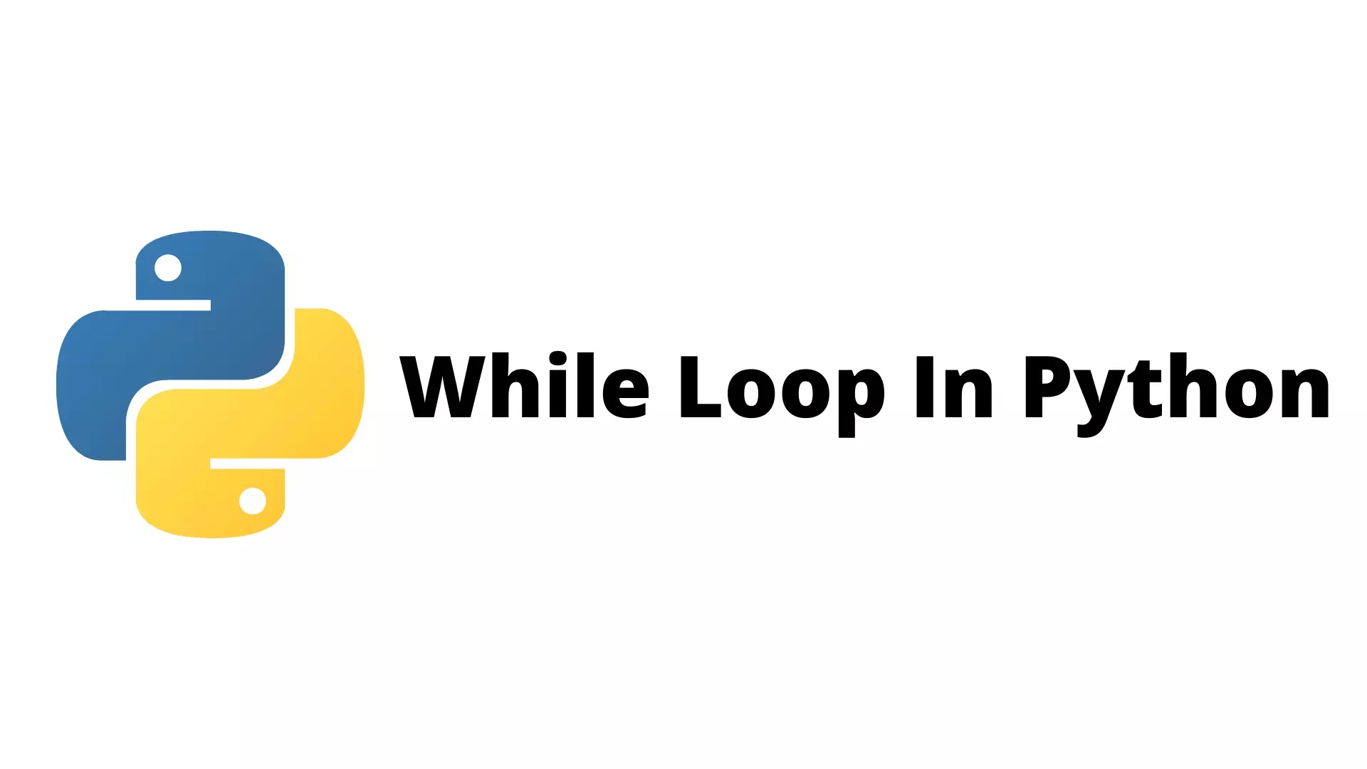 while loop in python