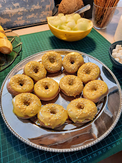 Hjemmebagte donuts efter den lækreste opskrift ovre fra HomebyBianca.