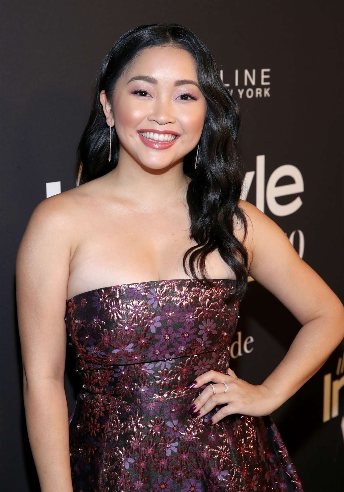 Lana Condor Cleavage at 5th Annual InStyle Awards in Los Angeles | CineHub