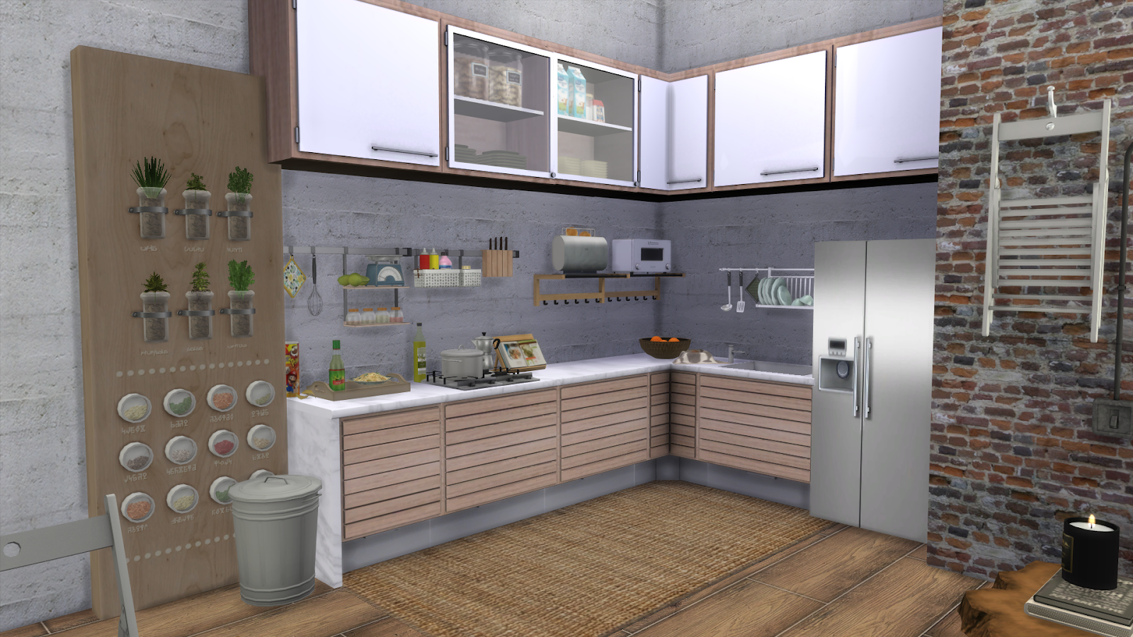 Sims 4 Apartment Renovation *** LOFT STYLE *** (Download + CC