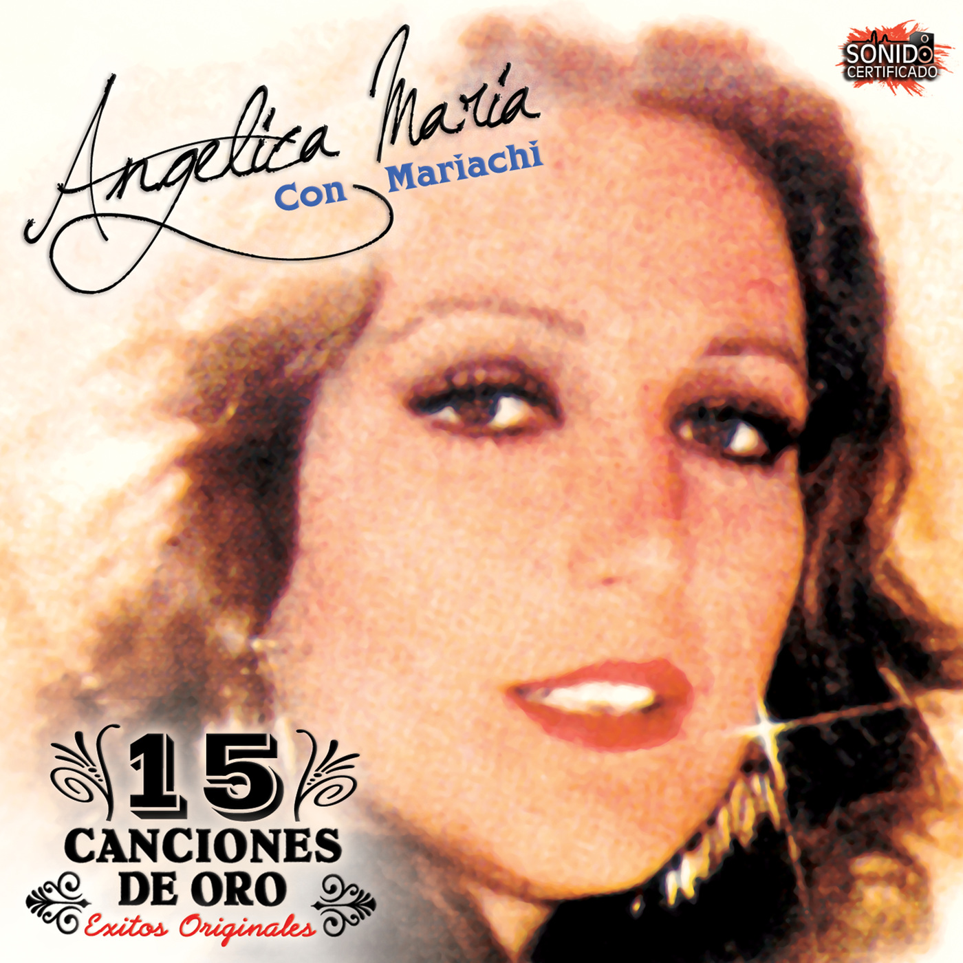 cd Angelica María -15 canciones de oro con mariachi Cover