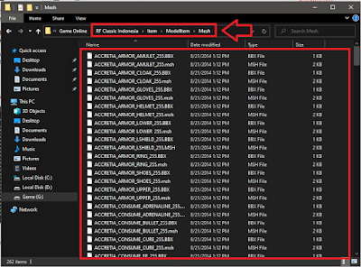 Cara Filter Loot Manual RF Online