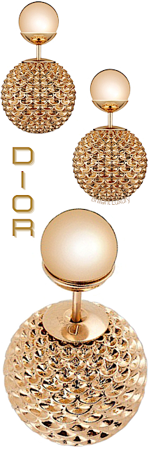 ♦Dior Mise en Dior Tribales rose gold pearl earrings #dior #jewelry #earrings #brilliantluxury