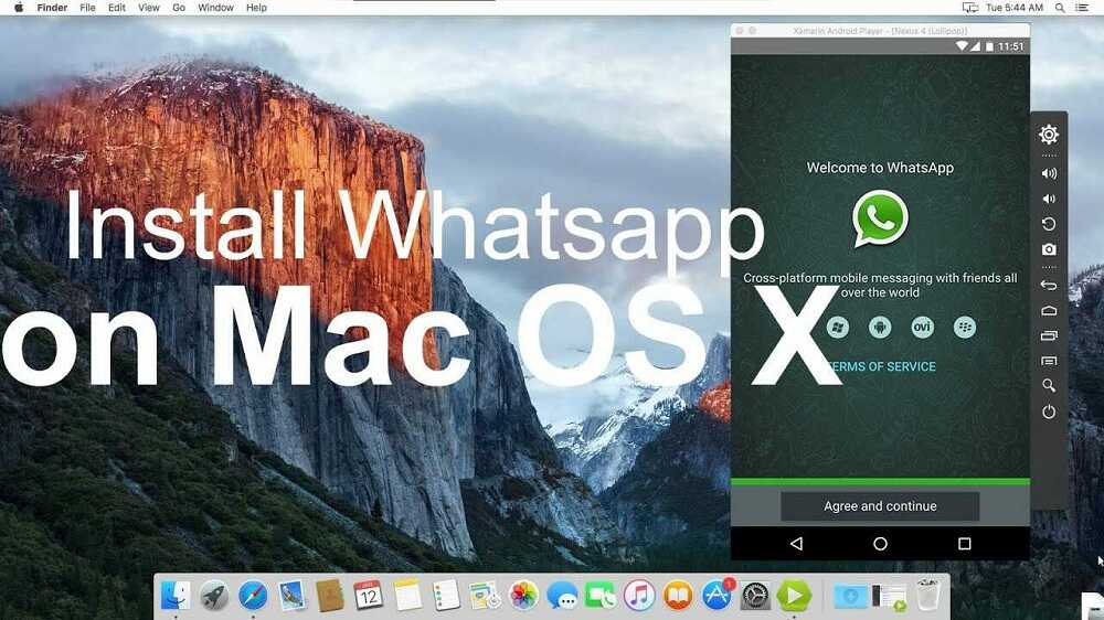 Installing WhatsApp on a Mac