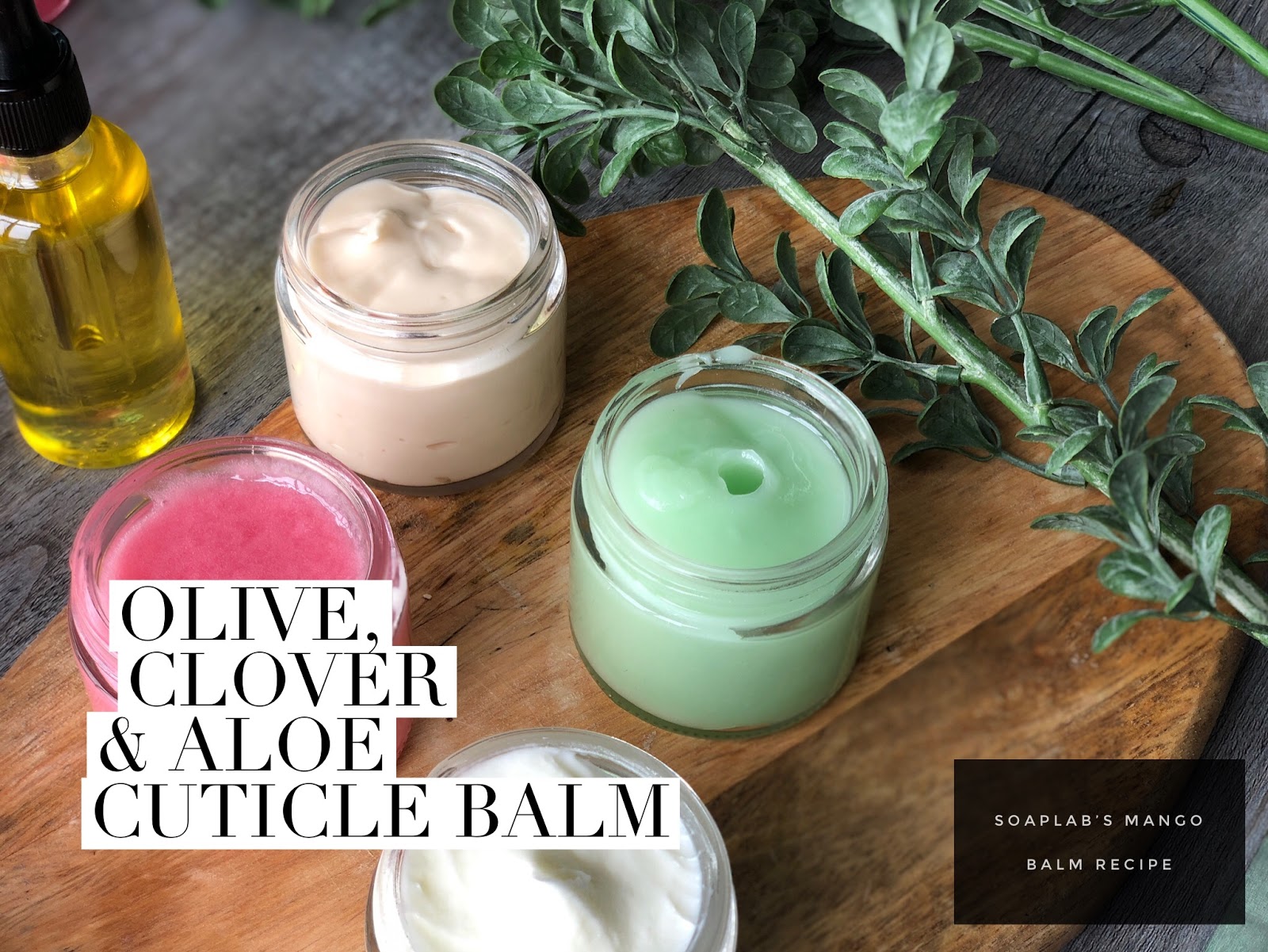 SoapLab Malaysia DIY Cuticle Balm For Hands & Nails