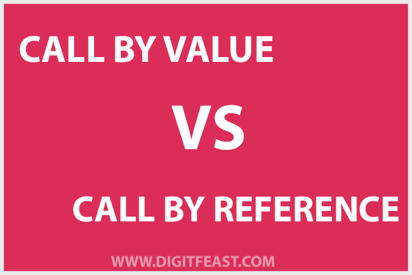 Call By Value And Call By Reference
