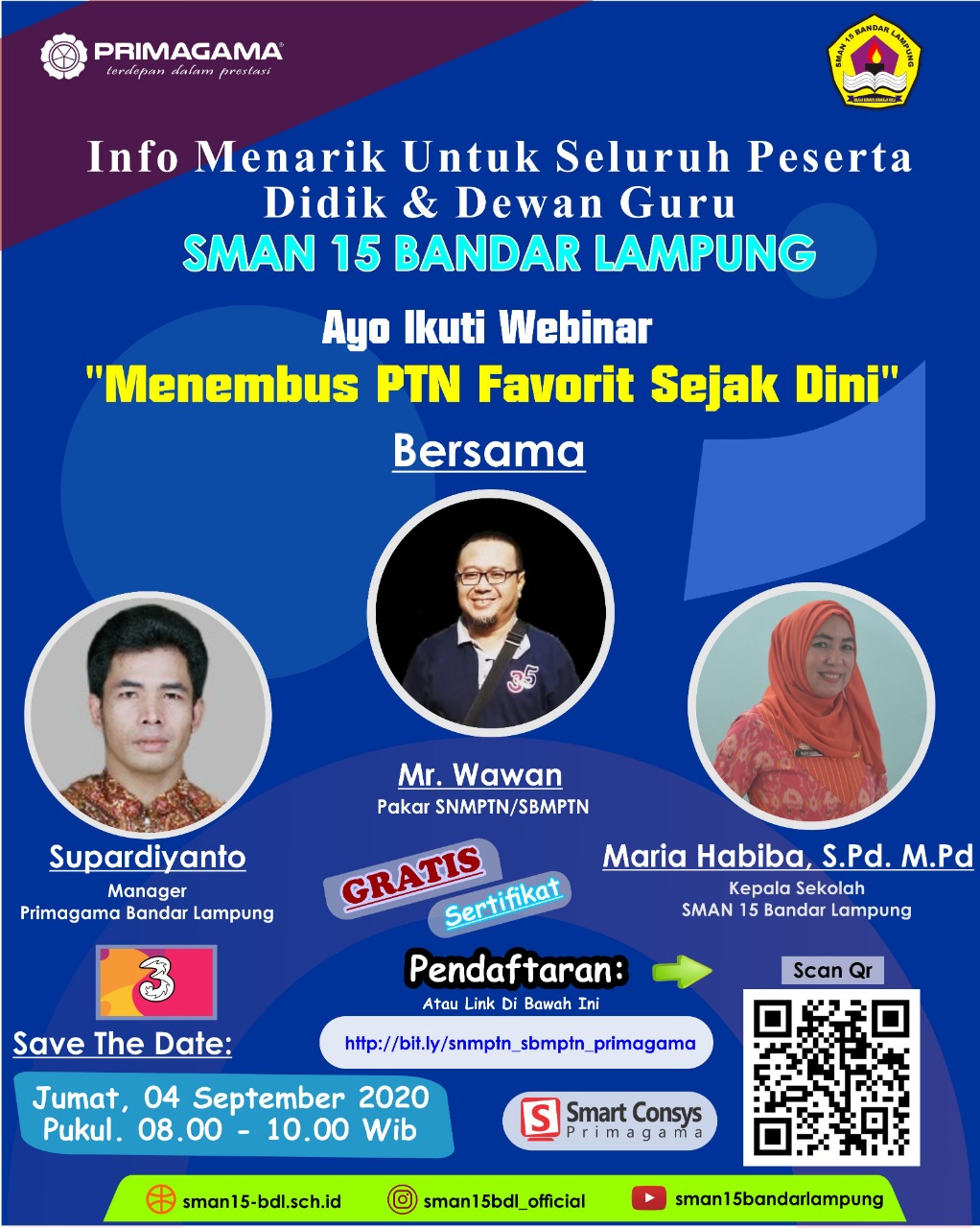 Webinar Menembus PTN Favorit Sejak Dini
