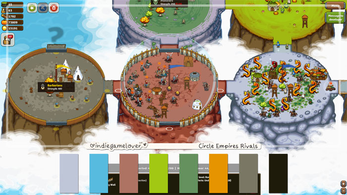 Indie Game Lover Circle Empires Rivals Palette