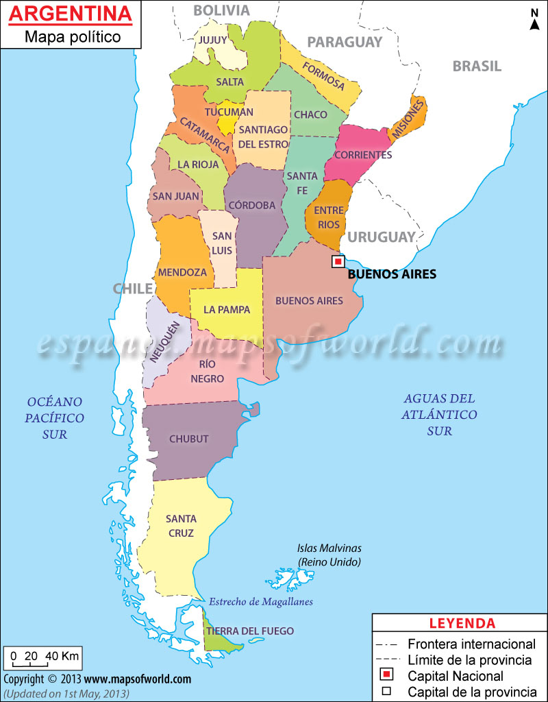 Aprender disfrutando: Capitales de las provincias de Argentina