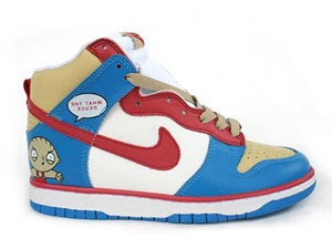 Cartoon Nike Family Guy High Tops Dunk What The Deuce Stewie Griffin ...
