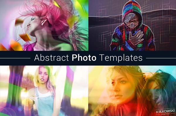 Abstract Photo Templates