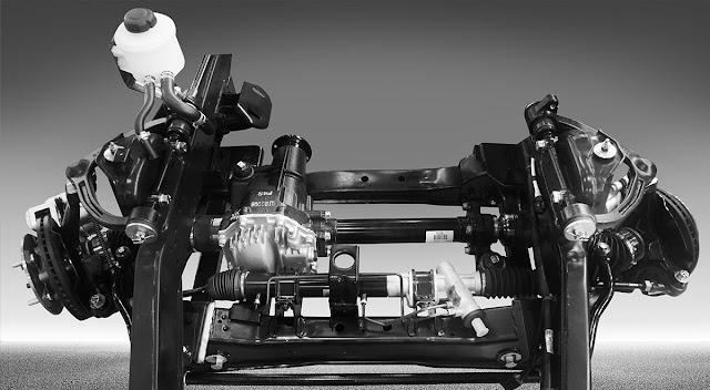 Cầu trước xe bán tải K200SD cabin đôi Cầu trước xe bán tải K200SD cabin đôi