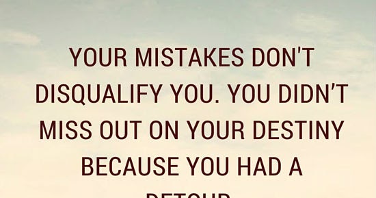 Your mistakes don't disqualify you - Joel Osteen Quote