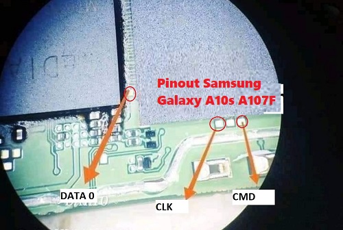 Pinout Samsung Galaxy A10s A107F
