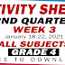 GRADE 4 ACTIVITY SHEETS (2nd Quarter: WEEK 3)