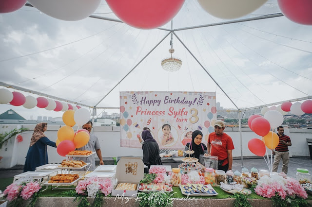 Dekorasi Majlis sambutan Hari Lahir di MZ Rooftop Garden