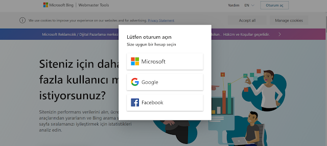 Bing Webmaster Tool Site Nasıl Eklenir