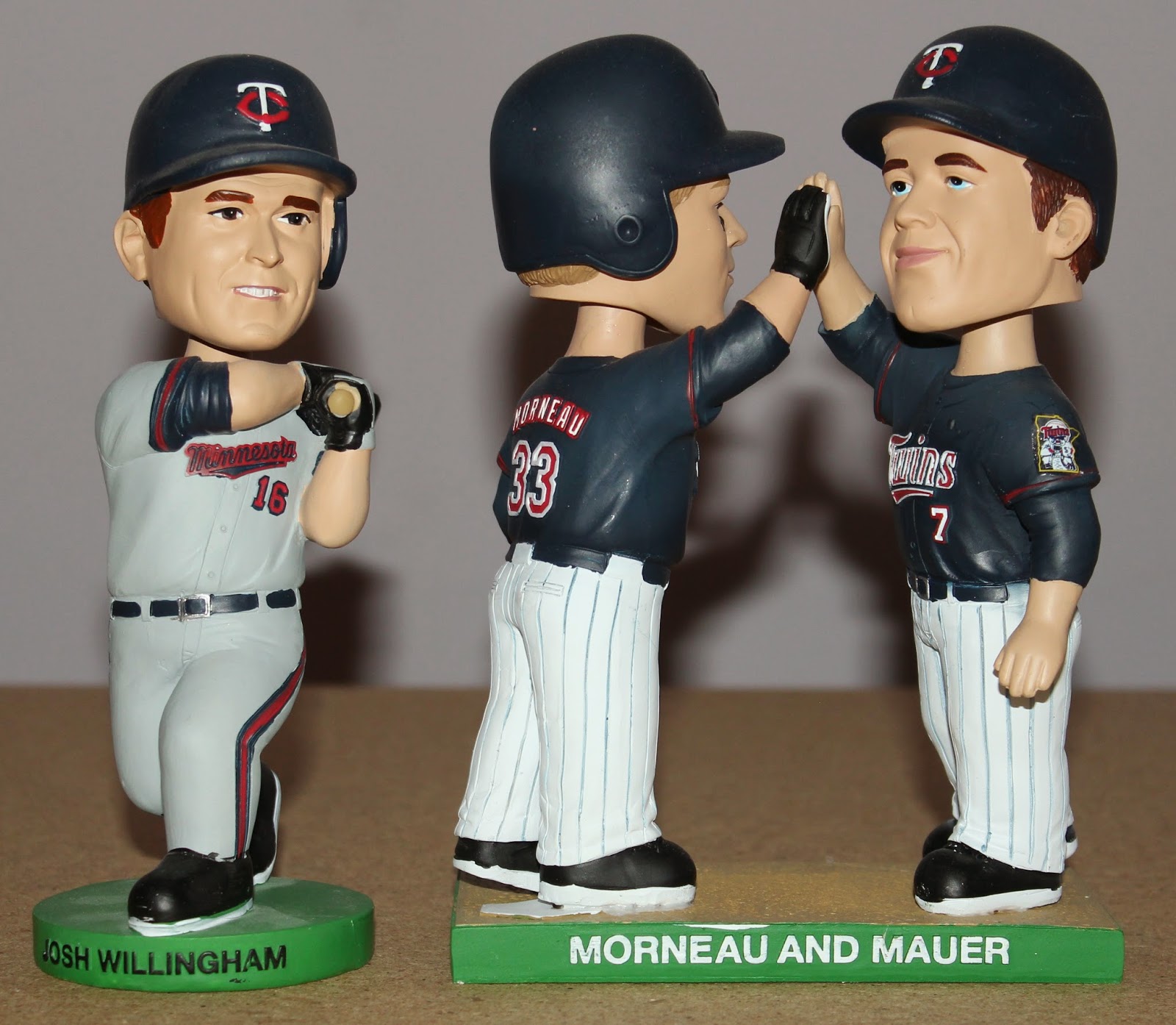 The Bobble Hunter Minnesota Twins SGA Bobblehead Set (Part 13 Year 2013)