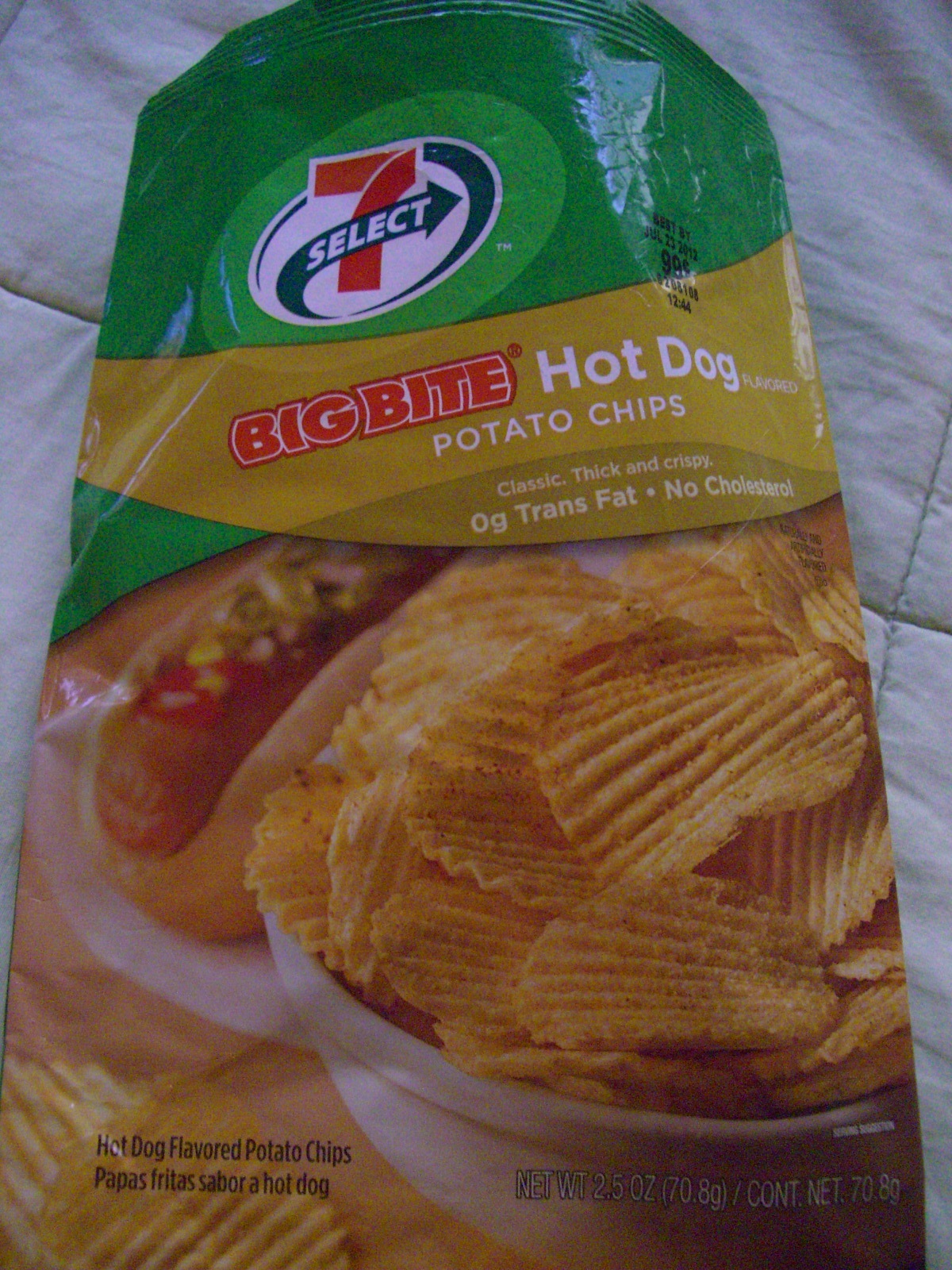 Potato Chips & Beer 711 Big Bite Hot Dog Potato Chips