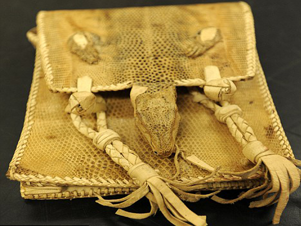 Ever Seen: Everseen Iguana Leather Hand Bag
