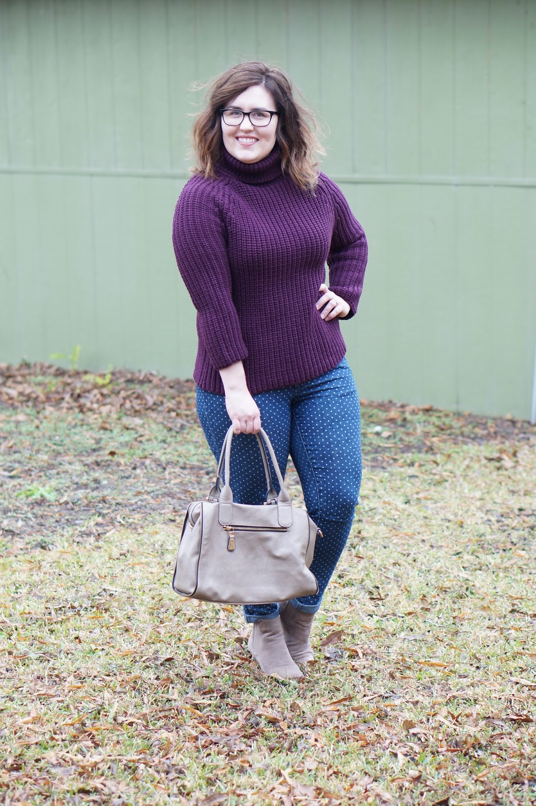 Old Jeans and Cozy Sweater - Rebecca Lately