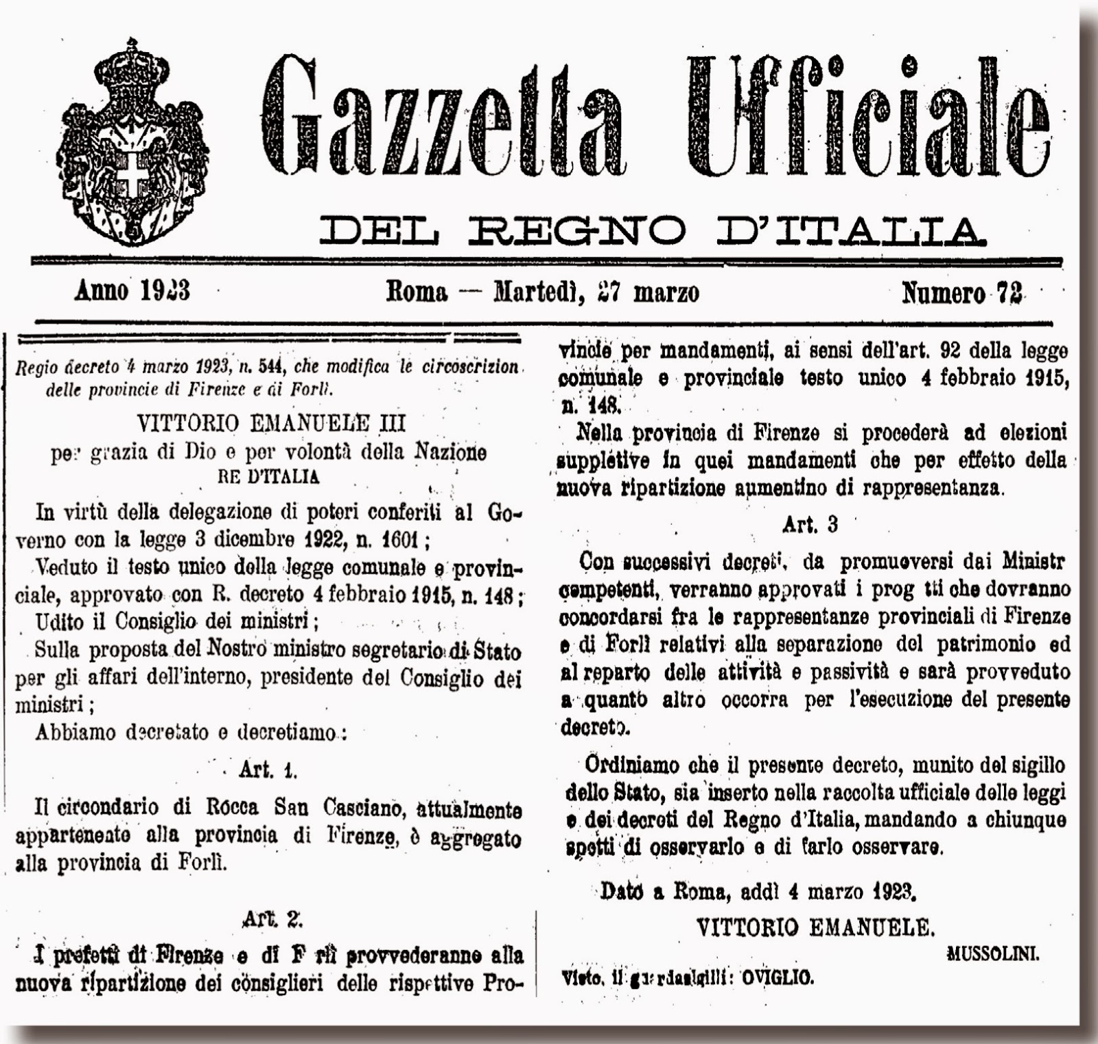 Archivio Storico della Romagna Toscana La RomagnaToscana una terra