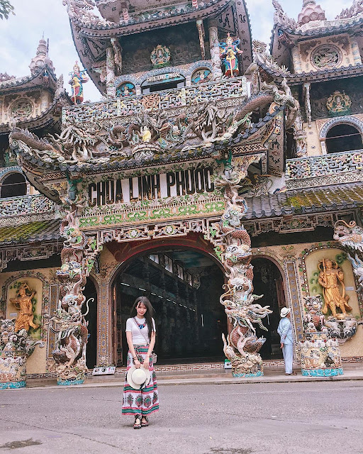 Linh Phuoc Pagoda (Ve Chai Pagoda), Dalat, Vietnam.