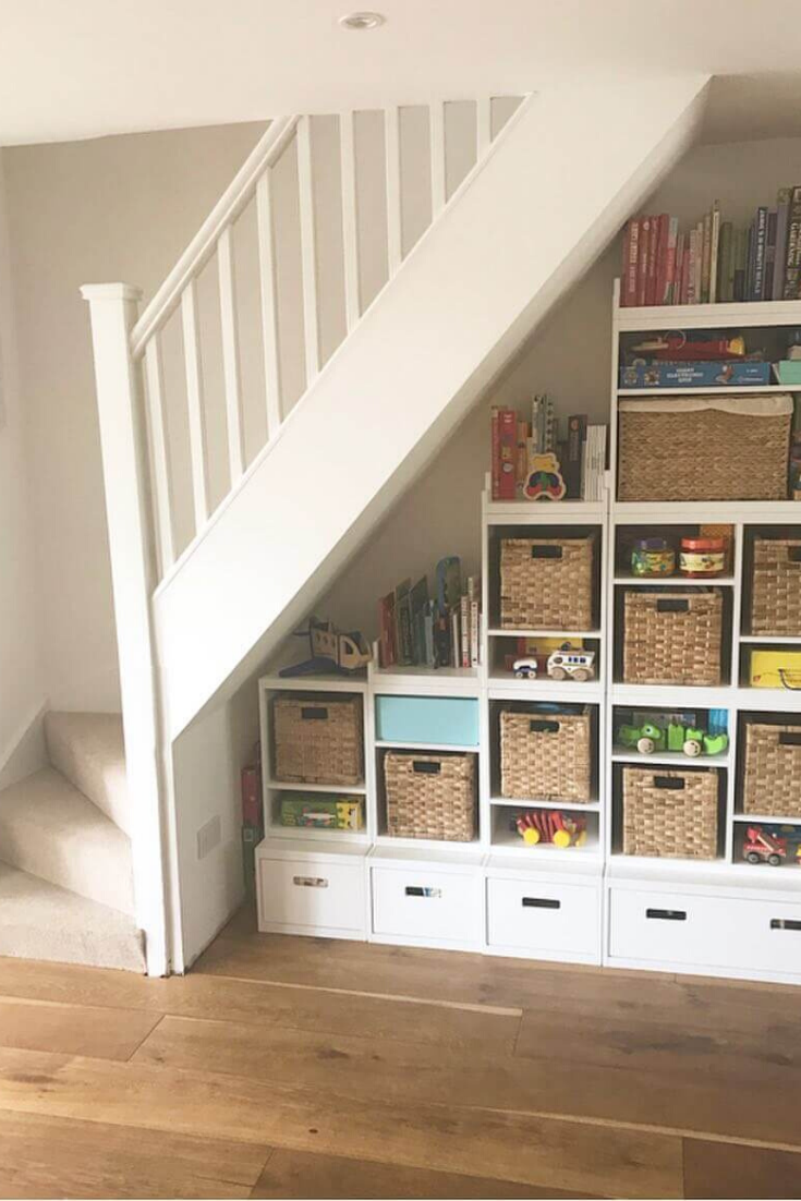 20+ Clever Under Stair Storage Design Ideas