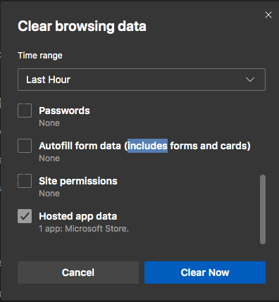 Edge-browser onthoudt wachtwoorden niet