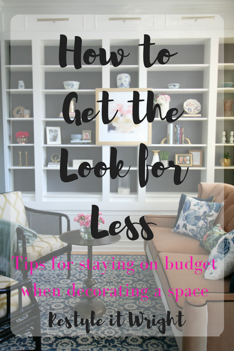 Restyle it Wright The Look for Less How we saved in our formal living
