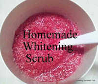 Homemade Whitening Body Scrub Recipe