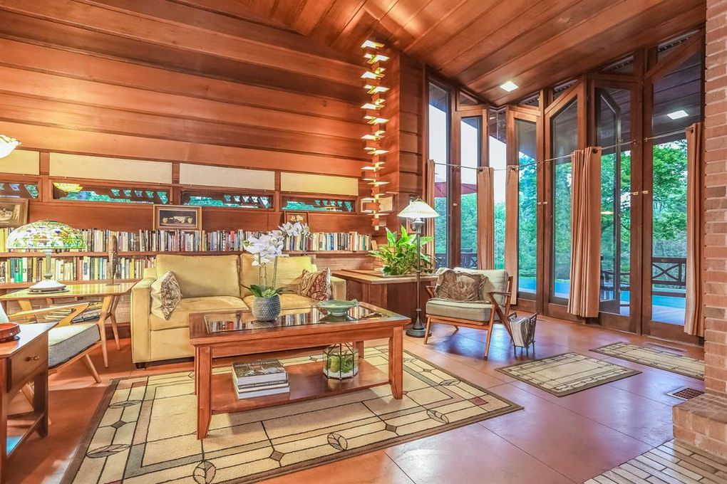 Haddock House for Sale Designed by Frank Lloyd Wright in 1939 Most