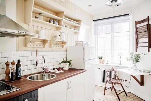 perlatan kitchen set nuansa romantis dan minimalis