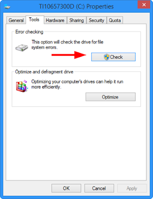 How to Run Check Disk feature in Windows 8.1