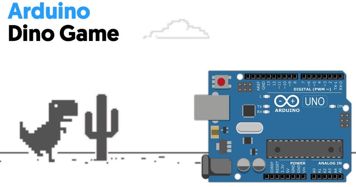 How to win Chrome Dinosaur game with Arduino - Arduino Circuit