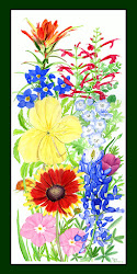 wildflowers watercolor wildflower painting inch