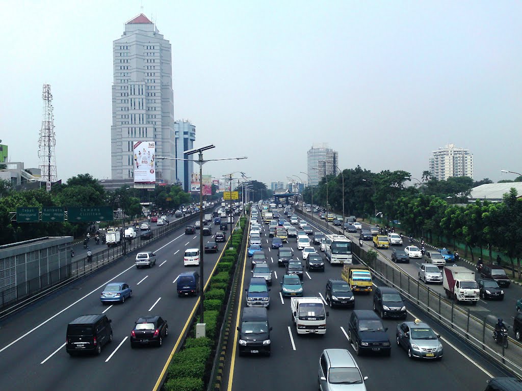 The main street in the city of Jakarta Wonderful Indonesia